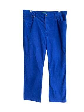 Ralph Lauren, Lauren Jeans Company blue corduroy pants 14